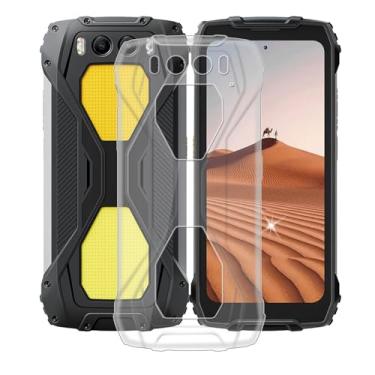 Imagem de AQGGIIXY Capa para Blackview BV7300 (17 cm), capa protetora de telefone de borracha flexível transparente para Blackview BV7300 - transparente