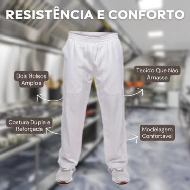 Imagem de  Calça Para Trabalho Uniforme Industria, Farmácia, Açougue, Padaria - 