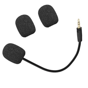 Imagem de CLANMOU Microfone de substituição XO4 para Turtle Beach Ear Force XO Three XO Four Stealth Recon 150 50 50X 50P 60P, não é compatível com Recon500, microfone Game Boom removível de 3,5 mm com espuma