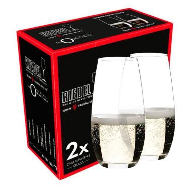 Imagem de 2 Copos O Champanhe 264ml Cristal Original Importado Espuman
