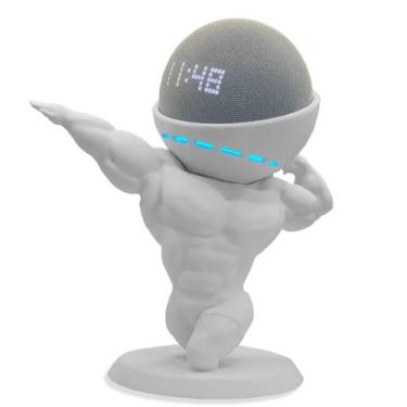 Imagem de Suporte Alexa Echo Dot - Bodybuilder Amazon - 3D Think BR, Preto