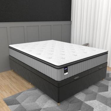 Imagem de Cama Box Baú Casal 138cm Molas Ensacadas Tower JWS Hf V25 Gazin