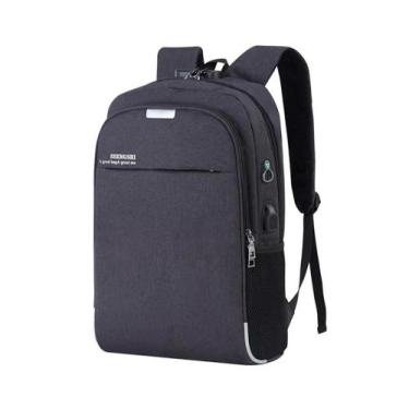 Imagem de Mochila notebook Anti furto e Anti-roupo com Cadeado e Entrada Fone de