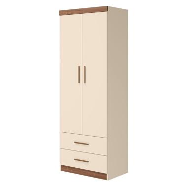 Imagem de Guarda Roupa Infantil Chiara 2 Portas E 2 Gavetas Off White-carvalho - Phoenix Baby Off White-carvalho
