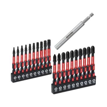 Imagem de Suporte Magnético para Bits de Chave de Fenda - 4 Polegadas em Aço Ino