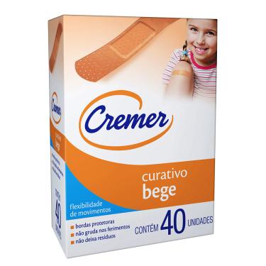 Imagem de Curativo Cremer Care Bege 40 Unidades