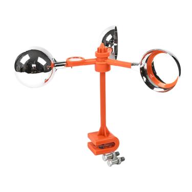 Imagem de Gralara Dispositivo refletivo para repelir pássaros, repelente de pássaros, ferramenta de jardim, repelente de energia eólica para pátio, Base Isolada