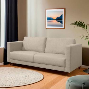 Imagem de Sofá Fixo Living Lisboa 2 Lugares 170cm D28 Linho - SOFA STORE