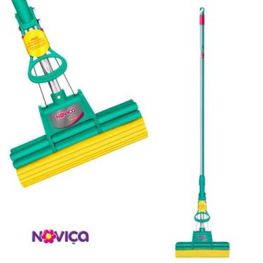 Imagem de Mop Noviça Sekito Rodinho Espreme Esponja Limpa e Seca