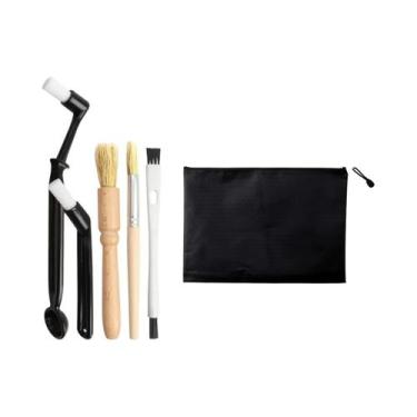 Imagem de Conjunto De Escova De Limpeza Para Moedor De Café Expresso, Cabo De Ma