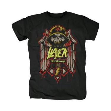 Imagem de Camiseta Masculina De Hip Hop Metal Rock Band Algodão Manga Curta Verã