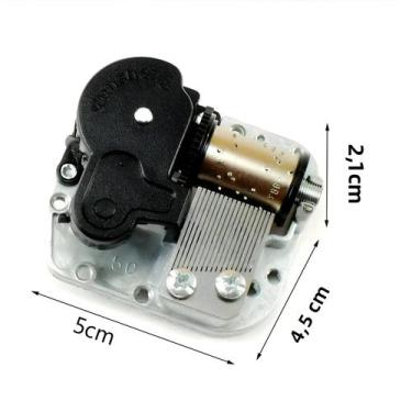 Imagem de Caixa De Música De Natal De 18 Tons Movimento Jingle Bells DIY Clockwo