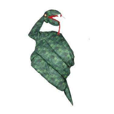 Imagem de Fiocias Fantasia de anaconda para adultos, cosplay, roupa de Halloween para festas temáticas