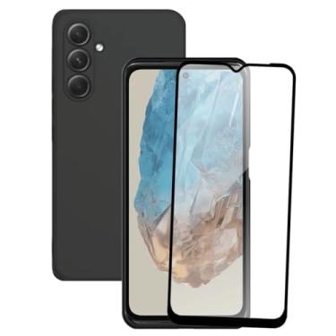 Imagem de Película de Vidro 3D Tela Toda e Capa Protetora Preta para Galaxy M35