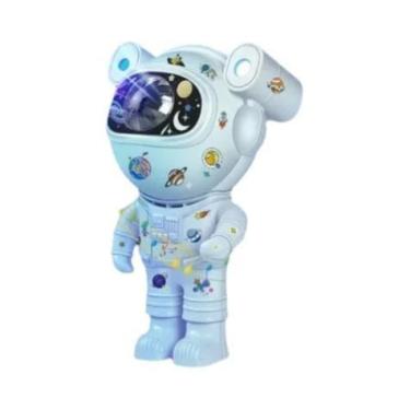 Imagem de Projetor De Luz Estelar Astronauta Bluetooth Infantil LED Iluminação G