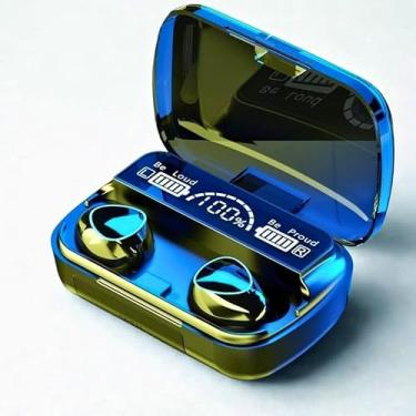 Imagem de Fone de Ouvido Bluetooth 5.0, Sem Fio, Hi-Fi Estéreo, com Visor de Bateria, Sensor no Ouvido, Carregamento Sem Fio