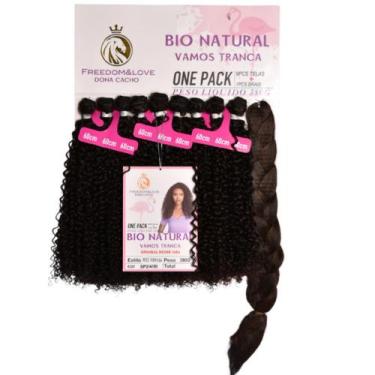 Imagem de Cabelo Bio Fibra Natural Cacheado 60cm Entrelace Miss R - bbless, sp2/