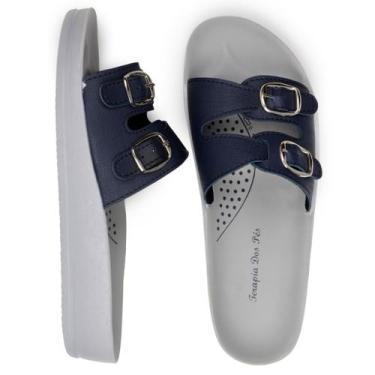 Imagem de Sandalia Chinelo Ortopedico Feminino Anatomico Terapia Dos Pés Para Do