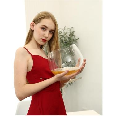 Imagem de Tznnxzwx Copos De Vinho De Cerveja 1200ml / 2000ml / 3000ml / 4000ml / 6000ml / 8000ml / 12000ml Copo De Barriga De Vidro Grande De Vinho Tinto, 6000ML