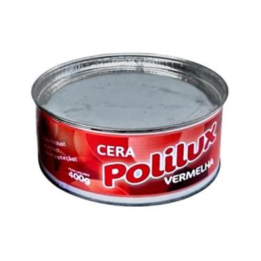 Imagem de Cera Pastosa Polilux Para Móveis Madeira Lata Vermelha 400G - Borlen