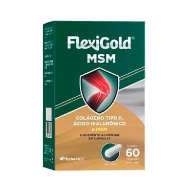 Imagem de Colágeno Tipo II Flexigold Msm Com 60 Cápsulas - Herbamed