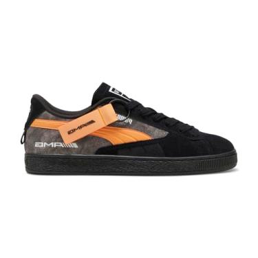 Imagem de PUMA Tênis masculino Amg Suede Torque, Puma Preto/Melão brilhante, 38