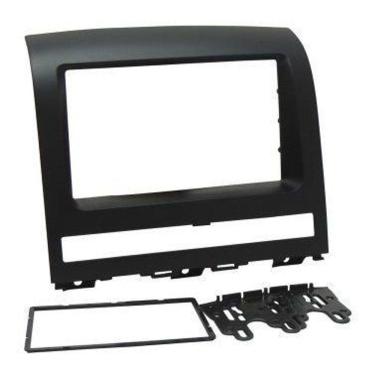 Imagem de Moldura Painel 2din Palio Strada Siena Idea 2008 2012 Preta