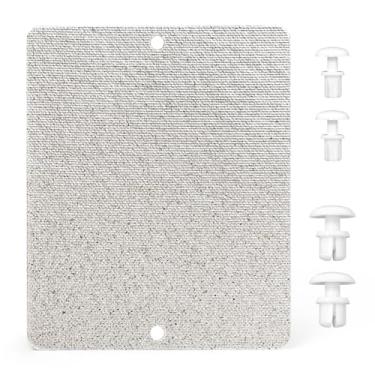 Imagem de Tampa WB34X21271 de guia de ondas para micro-ondas engrossada - Compatível com peças de reposição GE Microwaves AP5791399, 3026729, PS8754952 com dois pares diferentes de botões de bloqueio WB03X27704