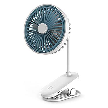 Imagem de Ventilador de carregamento USB, ventilador de clipe elétrico silencioso de carro de mesa, ventilador circulador de ar de sala pequena, ventiladores pessoais de quarto de escritório em casa