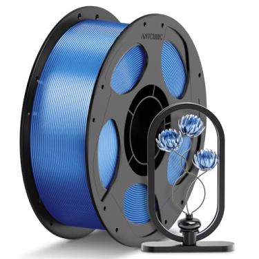 Imagem de ANYCUBIC Filamento PETG 1,75 mm, filamento de impressora 3D, translúcido e vibrante, precisão dimensional +/- 0,02 mm, impressão com a maioria das impressoras 3D FDM, carretel reutilizável de 1 kg