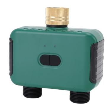 Imagem de Diydeg Timer de Sprinkler, G3/4in 2 Outlet Programável Smart Dual Zone Water Timer Com Atraso de Chuva, de Mangueira de Imersão Ao Ar Livre para Tuya Automatic Irrigation