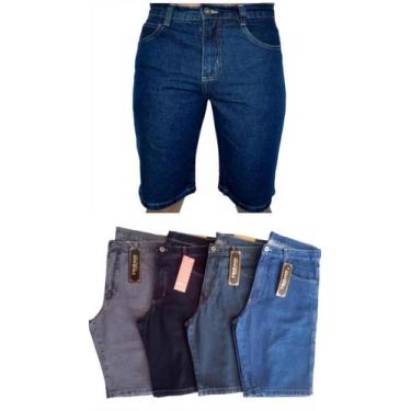 Imagem de Bermuda Jeans Masculina Tradicional - Trid jeans, 2, Cód134, 44