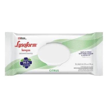 Imagem de Lenço Umedecido Desinfetante Lysoform Citrus 36 Unidades