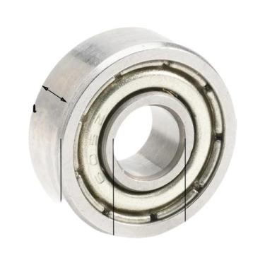 Imagem de Rolamentos De Esferas Miniatura MR85ZZ 10 Peças 5X8X2.5mm L-850ZZ Para