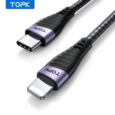 Imagem de Cabo Lightning tipo-C Compatível com Iphone 7 a 14 Pro -1 Metro Ultra 
