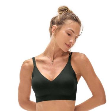 Imagem de Sutiã Laser Termofusionado com Bojo Removível Preto Zee Rucci, 42