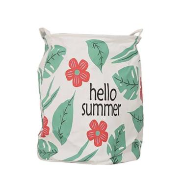 Imagem de Cesto Multiuso Organizador De Brinquedos Summer Time 40X50