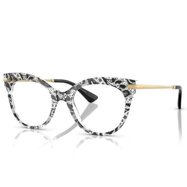 Imagem de Óculos de Grau Dolce & Gabbana DG3392 3287 52 - Black Lace / Demo Lens