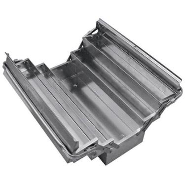 Imagem de Caixa Sanfonada em Aço Inox 5 Gavetas, Alças Dobráveis Tramontina PRO