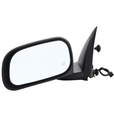 Imagem de ZAPOSTS Espelho retrovisor lateral adequado para Dodge Dakota 2005-2010, Mitsubishi Raider 2006-2009, Ram Dakota 2011. Preto Power Ajustado Aquecido Manual Dobrável Lado do Motorista