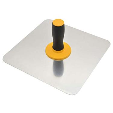 Imagem de ESreake Gesso de alumínio com alça macia, suporte de placa de argamassa de gesso para cimento e argamassa (30 x 30 cm)