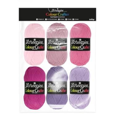 Imagem de Scheepjes Pacote de cores Color Crafter 6 x 50 g - Campos de tulipas