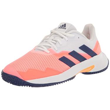 Imagem de adidas Tênis feminino Courtjam Control, Vermelho ácido/Indigo/Turbo Legacy, 11.5
