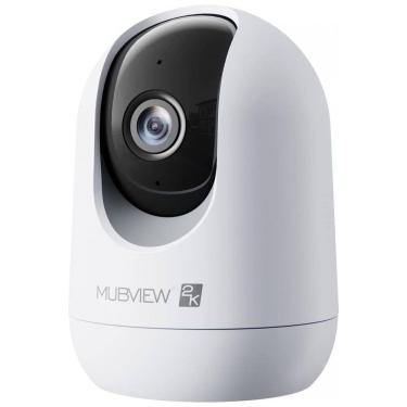 Imagem de Câmera de Segurança Interna 2K com Controle Via App Wi Fi, MUBVIEW PK320, Branca