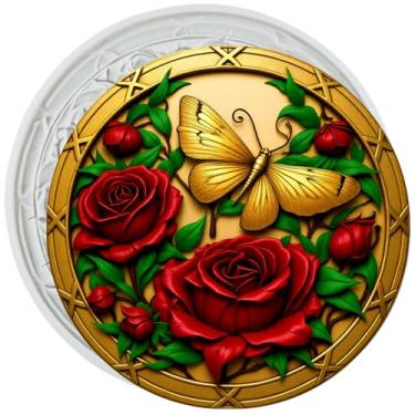 Imagem de MYPRACS Molde de silicone Butterfly Rose Fondant para decoração de bolos de açúcar, topo de cupcake, pasta de goma de chocolate, argila de polímero