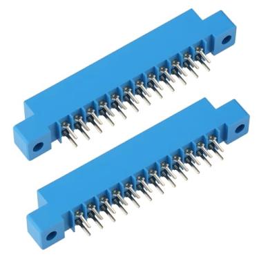 Imagem de Be In Your Mind 2 peças 24 pinos (2 x 12) conector de porta banhado a ouro compatível com Commodore C64 SX-64 C128 C128D VIC-20