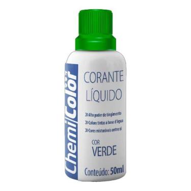 Imagem de Corante para tinta chemicolor 50 ml, Verde