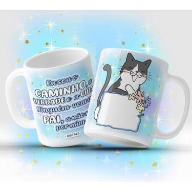 Imagem de Caneca Personalizada Eu sou o Caminho a Verdade e a Vida - João 14:6 -