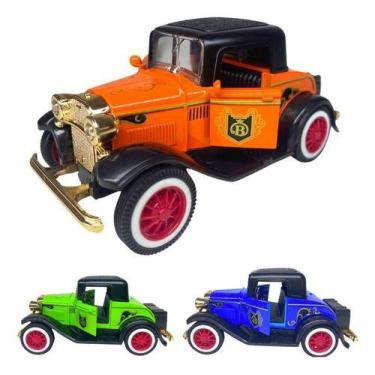 Imagem de Carrinho Miniatura Antigo Calhambeque Clássicos Abre Porta - Europio, 