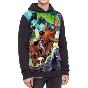 Imagem de Moletom Com Capuz Scooby-doo Ref:562 - smoke, Preto, P